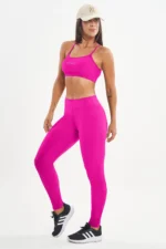 Legging Perpétua Rosa Pink Canelado - Imagem 5