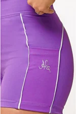 Shorts Aurora Violeta / Branco - Imagem 4