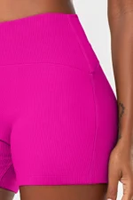 Shorts Lótus Pink Canelado - Imagem 3