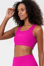 Top Cravo Rosa Pink Canelado - Imagem 4