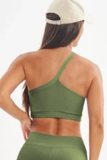 Top Peônia Verde Croco Canelado - Imagem 2