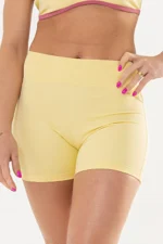 Shorts Lótus Amarelo Manteiga - Imagem 4