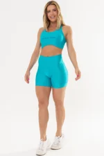 Shorts Perpétua Azul Piscina Glow - Imagem 5