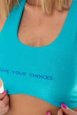 Top Perpétua Azul Piscina Glow - Imagem 3