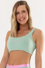 Top Amarilis Verde Jade