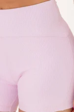 Shorts Lótus Rosa Cand Canelado - Imagem 3