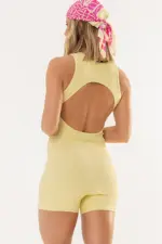 Macaquinho Peonia Amarelo Manteiga Canelado - Imagem 2