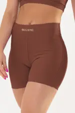 Shorts Peonia Marrom Pantone Canelado - Imagem 4