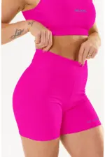 Shorts Perpetua Pink Canelado - Imagem 4