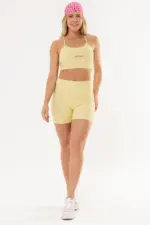 Top Tulipa Amarelo Manteiga Canelado - Imagem 5